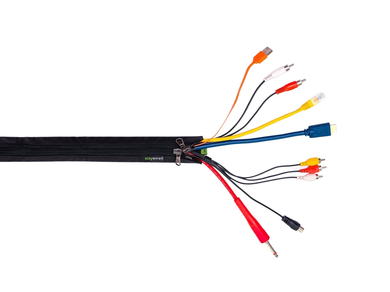 StayWired Pro Flex Kabelmantel schwarz - Bild 2