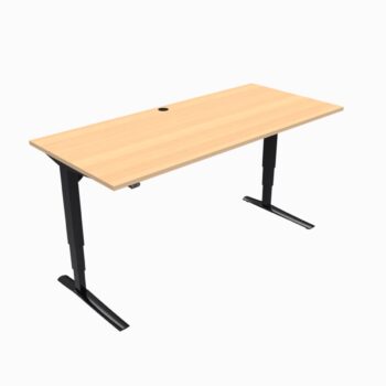 ConSet elektrisch verstellbarer Steh-Sitz-Schreibtisch 160x80cm