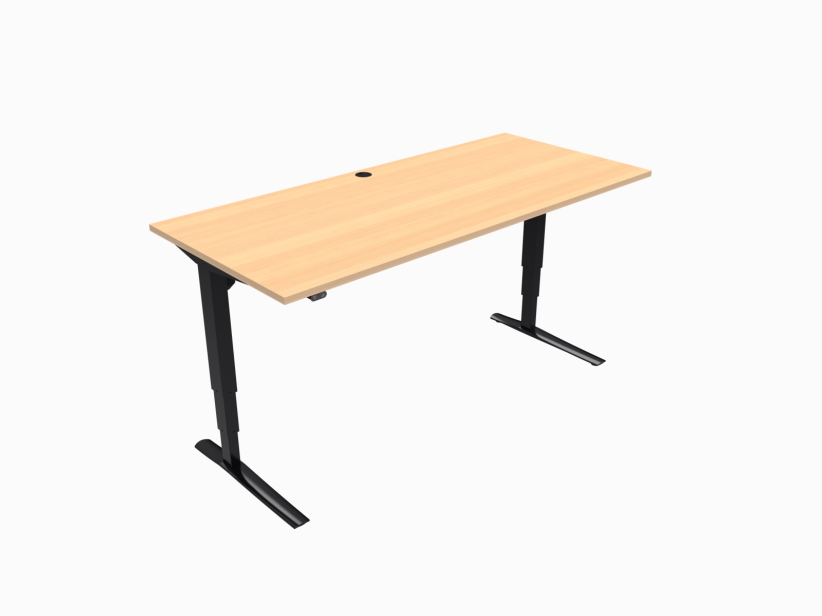 ConSet elektrisch verstellbarer Steh-Sitz-Schreibtisch 180x80cm - Bild 3