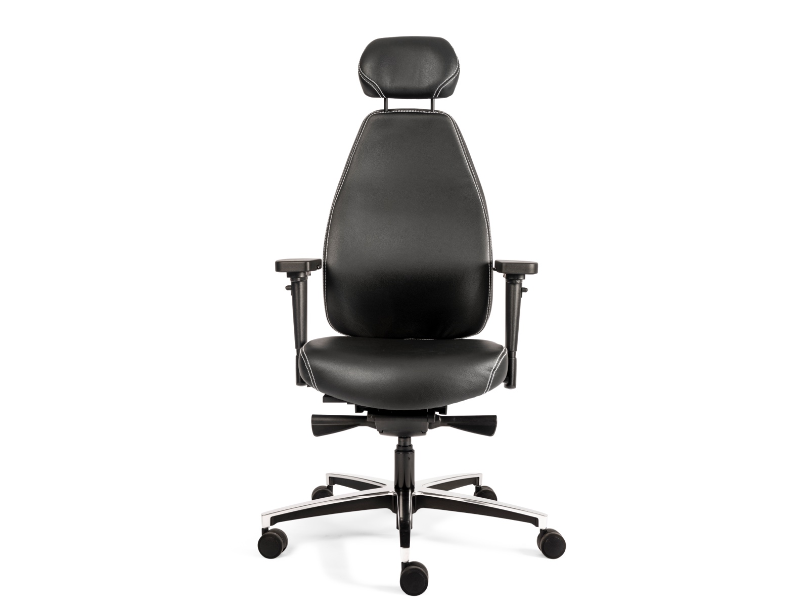 Therapod X HR schwarzer ergonomischer Bürostuhl aus Leder - Bild 2