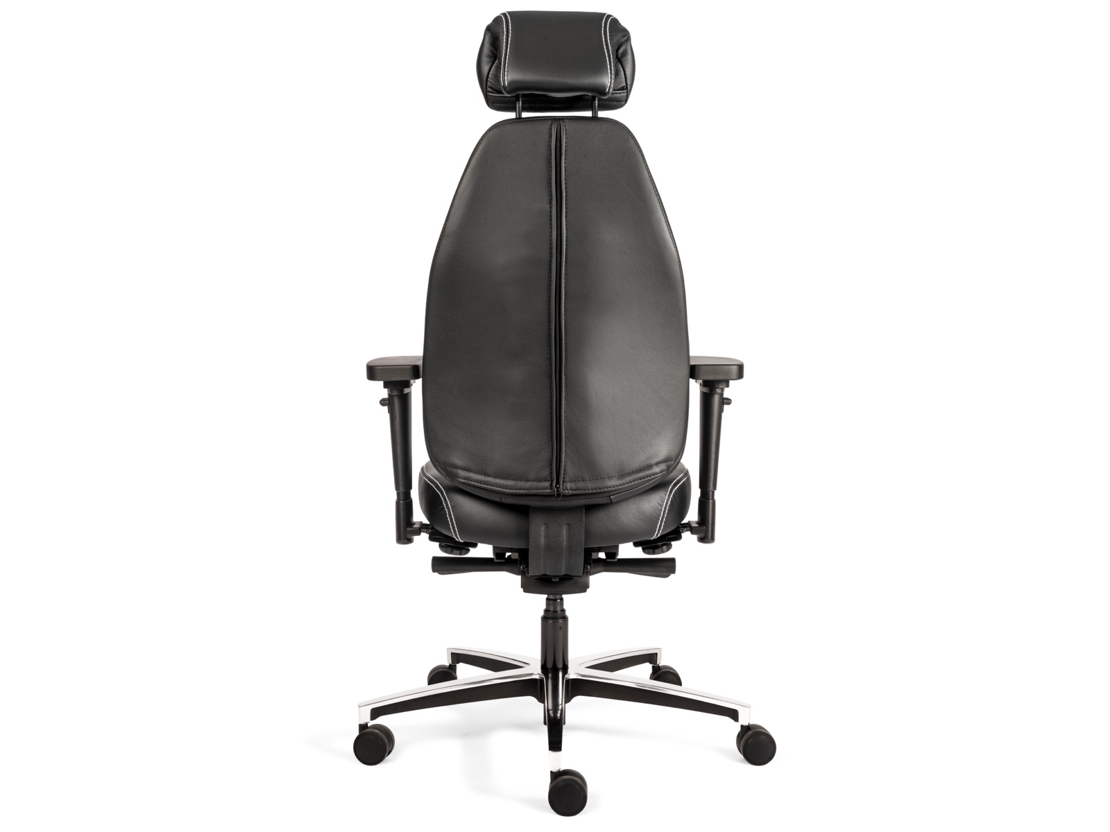 Therapod X HR schwarzer ergonomischer Bürostuhl aus Leder - Bild 6