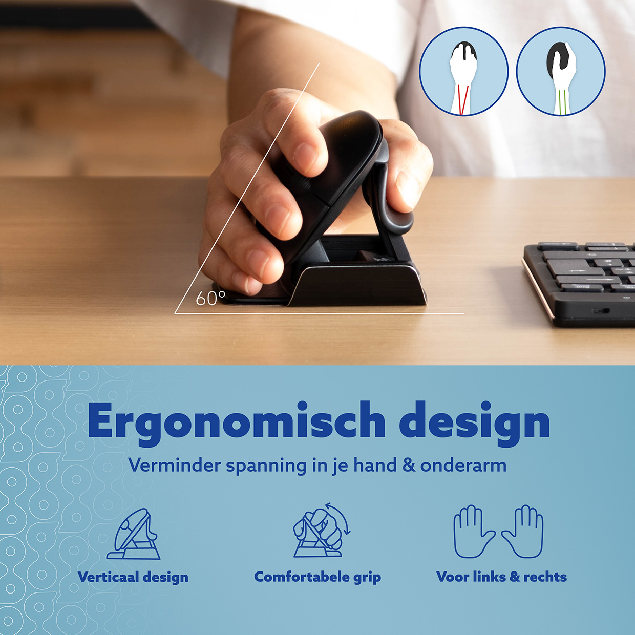 Ergonomisches Design R-Go Twister