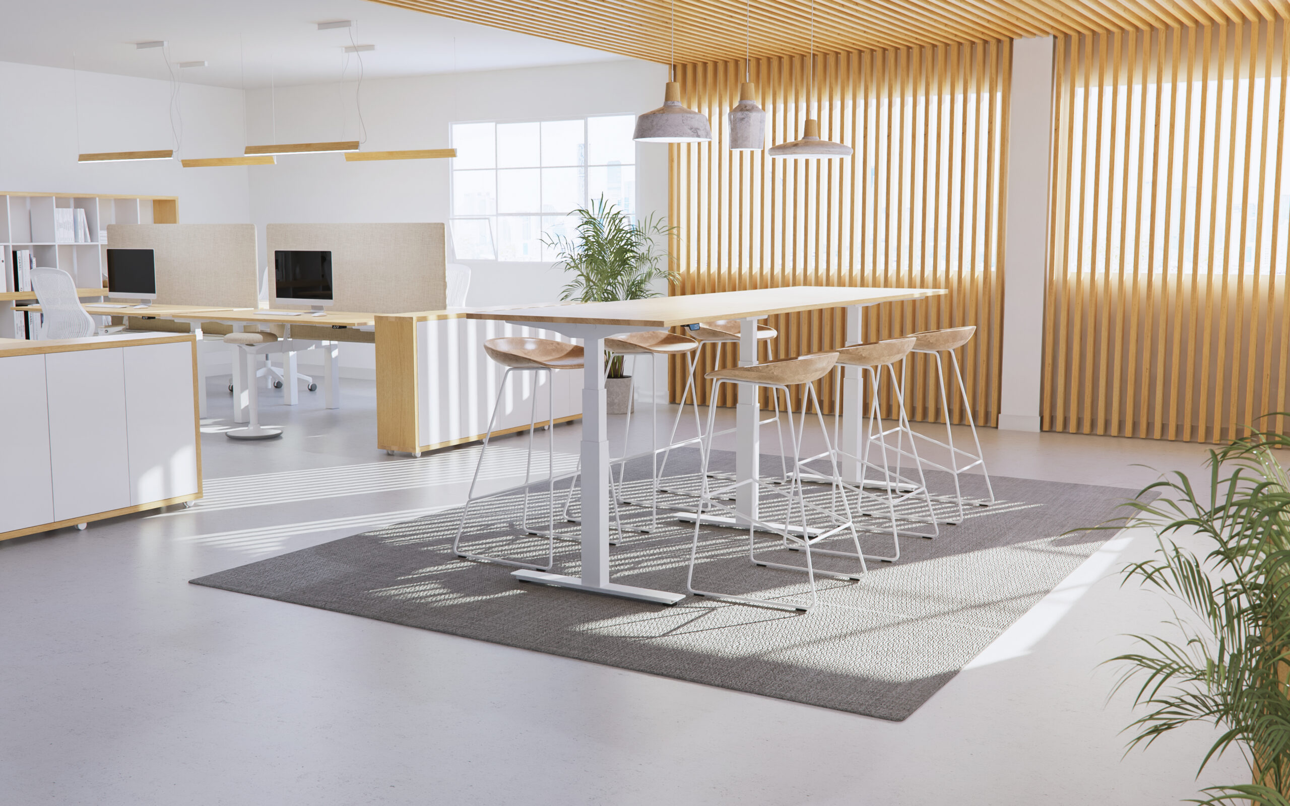 LISA 3-Fuß-Konferenztisch mood picture