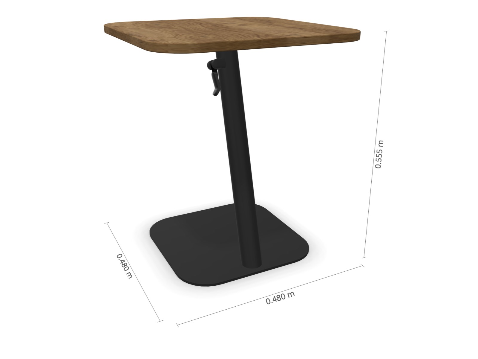 Bento Laptop-Tisch Swiss Krono® Abmessungen